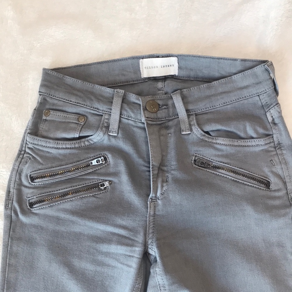 Grey Gilded Intent Jeans